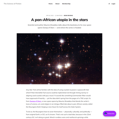 A pan-African utopia in the stars