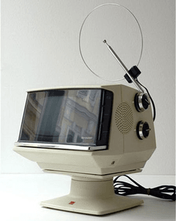 Sharp 5P-12G portable TV, 1974
