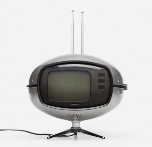 TR-005 ‘Orbitel’ portable television. Produced by Panasonic of Japan in 1970