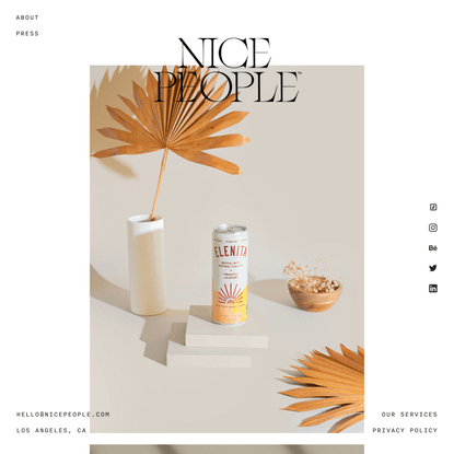 Nice People | Nice People is a Graphic Design Studio in Los Angeles