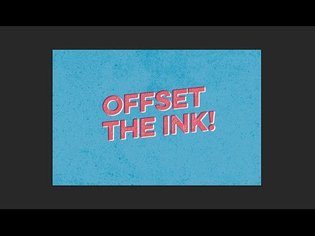 How to Create an Offset Ink Effect in Photoshop