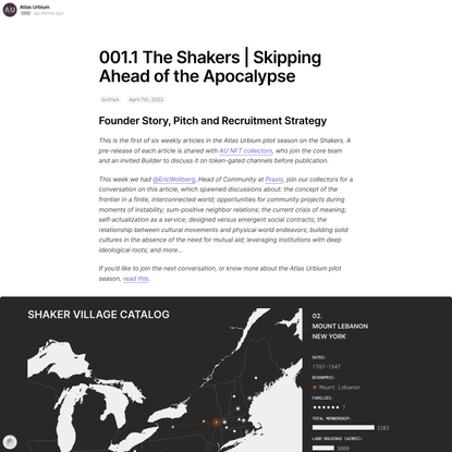 The Shakers | Skipping Ahead of the Apocalypse