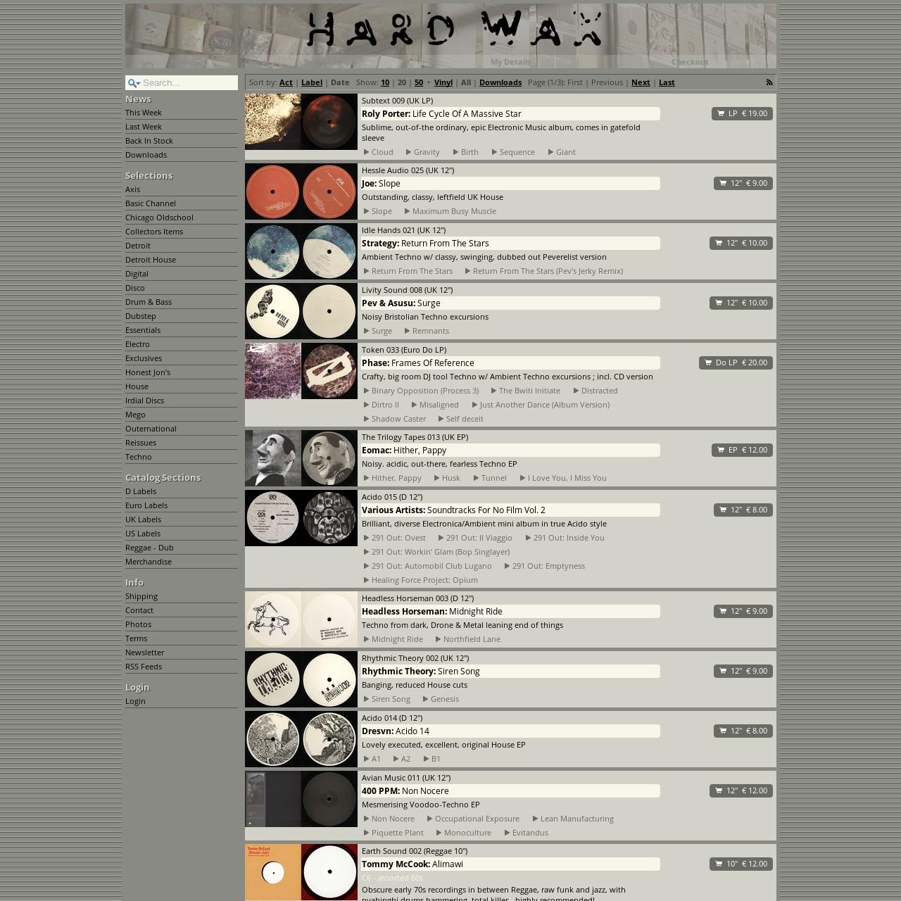 Record Store - Hard Wax
