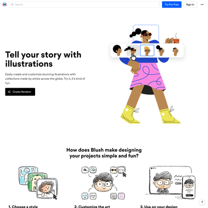 Blush: Illustrations for everyone