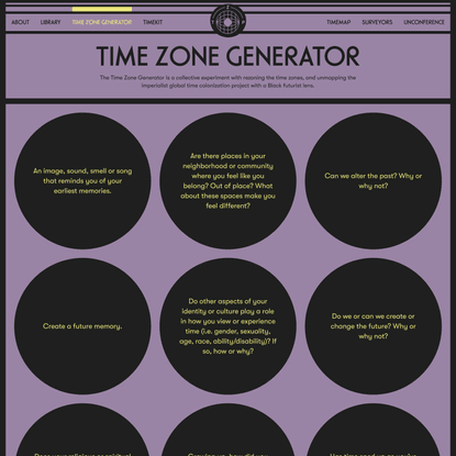 Time Zone Generator - Time Zone Protocols