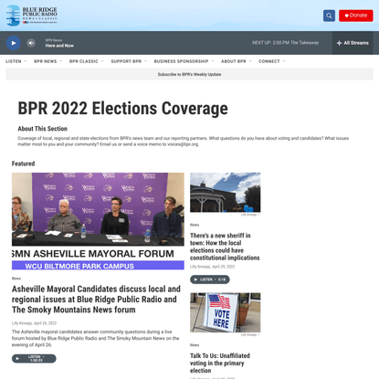 BPR 2022 Elections Coverage