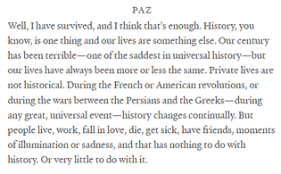 | Octavio Paz, The Art of Poetry No. 42 