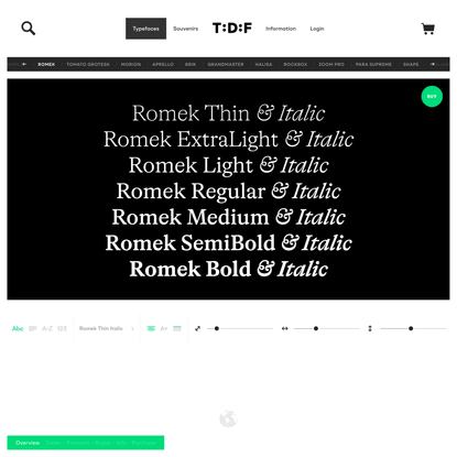 Romek | The Designers Foundry