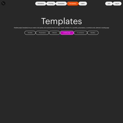 Readymag templates