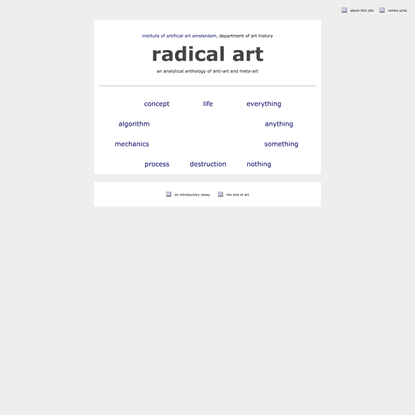 Radical Art