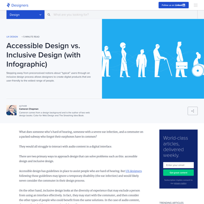 Accessible Design vs. Inclusive Design (with Infographic)