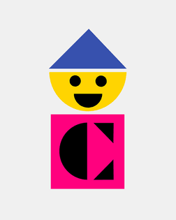 Colorforms logo by Paul Rand