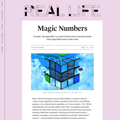 Magic Numbers — Real Life