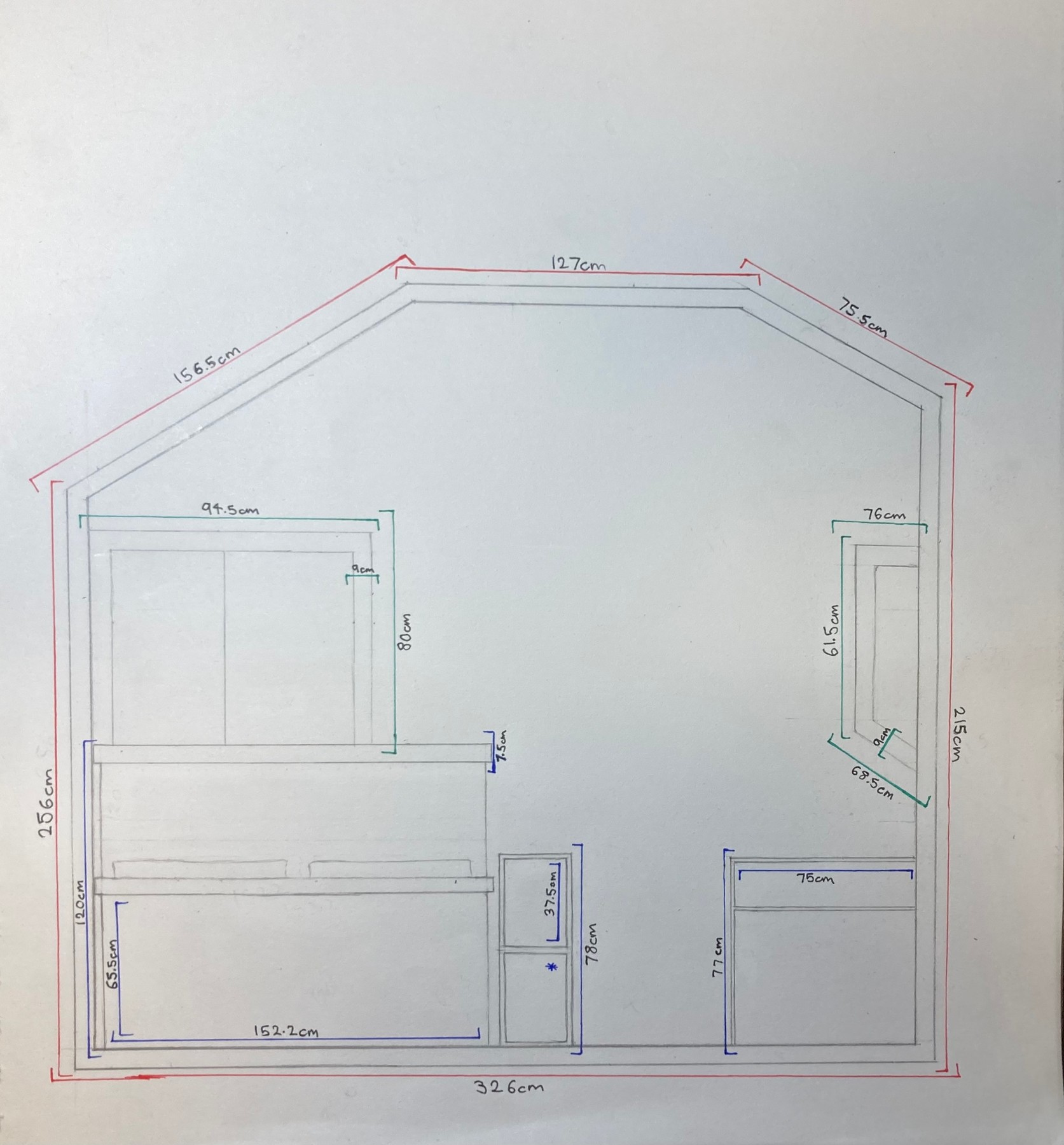 Bedroom orthographic drawing 1.15 expanded — Are.na