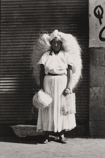Graciela Iturbide (Mexican, b. 1942) Vendedora de Zacate (Sponge Vendor), Oaxaca ,1974