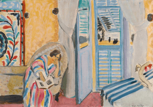 Matisse, Interior, Nice, Seated Woman with a Book