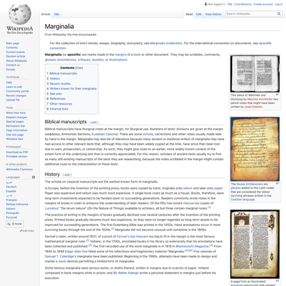 Marginalia - Wikipedia