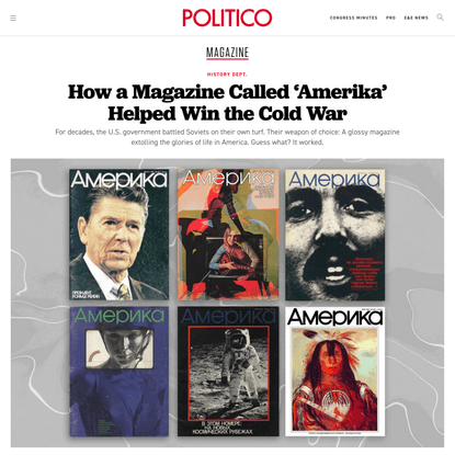 How a Magazine Called ‘Amerika’ Helped Win the Cold War