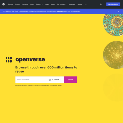 Openverse | WordPress.org