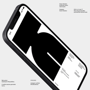 Kenan Nasibov / U+004B / Typography / 2022