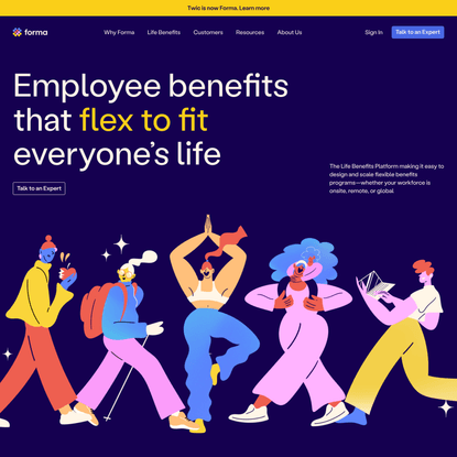 Forma | Employee benefits that flex to fit everyone’s life