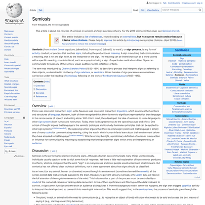 Semiosis - Wikipedia