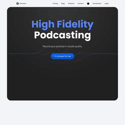 Podcasting recording made easy! Start your podcast today