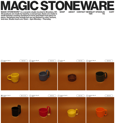 Magic Stoneware