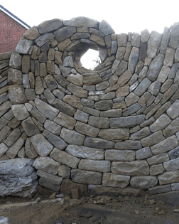 Johnny Clasper, Rock Wall Sculpture