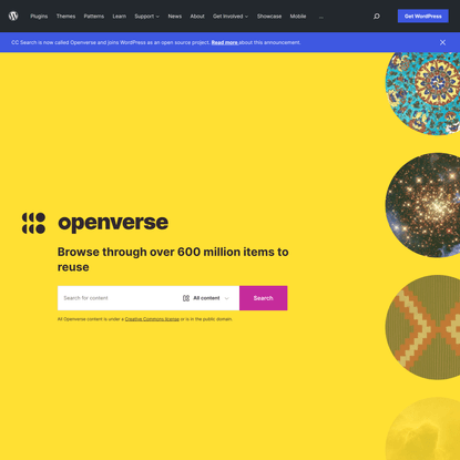 Openverse | WordPress.org