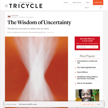 The Wisdom of Uncertainty