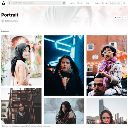 Portrait | 100+ best free portrait, human, apparel and clothing photos on Unsplash