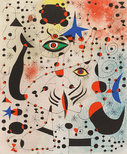 MIRÒ, "CIPHERS AND CONSTELLATIONS, IN LOVE WITH A WOMAN" 1941