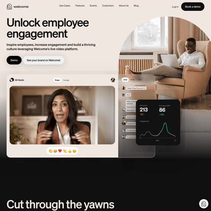 Welcome | Live Video Platform To Unlock Employee Engagement