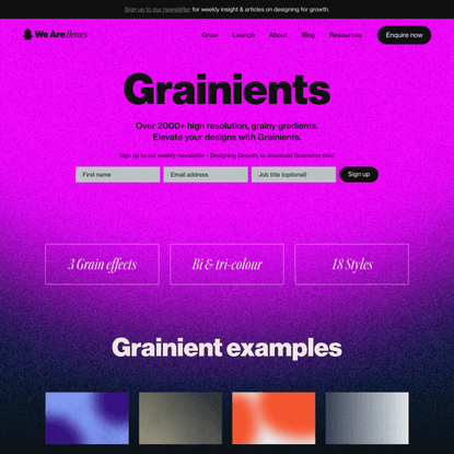 Grainients | Download over 2000+ grainy gradients