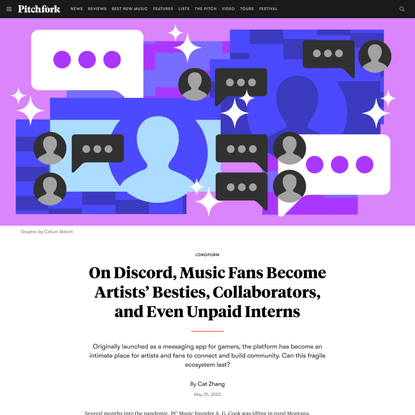On Discord, Music Fans Become Artists’ Besties, Collaborators, and Even Unpaid Interns