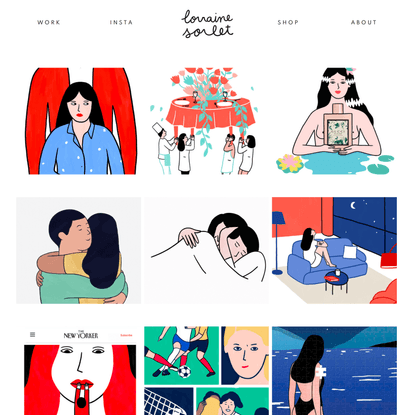 The official website of the French artist Lorraine Sorlet.