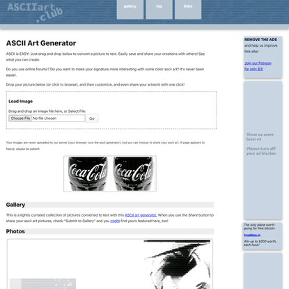 ASCII Art Generator - Online “HD” Color Image to Text Converter ▄▀▄▀█▓▒░