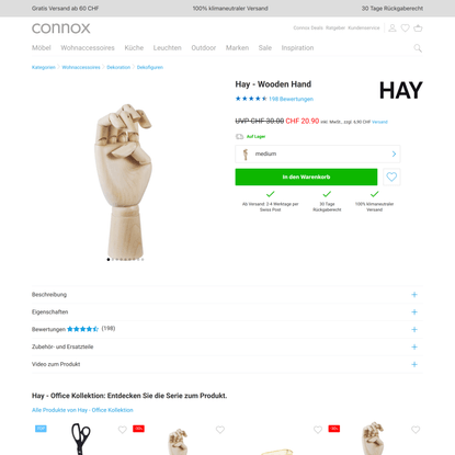 Wooden Hand von Hay | connox.ch