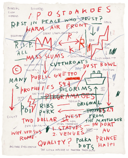 Jean-Michel Basquiat, Untitled (Quality), 1982 [Whitney Museum of American Art, New York, NY]