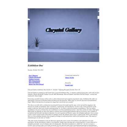 Chrystal Gallery