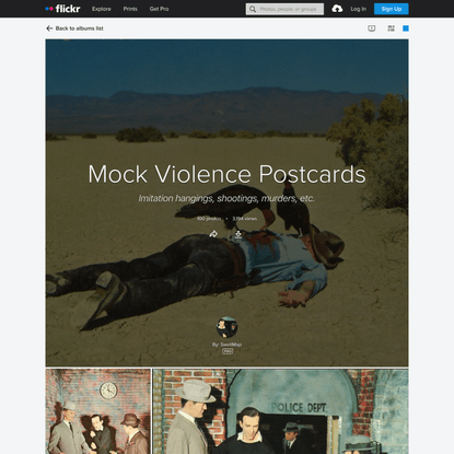 Mock Violence Postcards