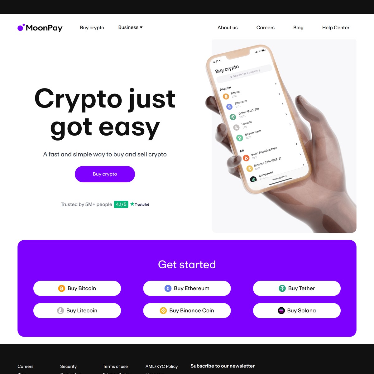 MoonPay: Buy and sell Bitcoin, Ethereum, and other cryptos — Are.na 