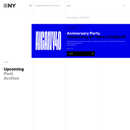 Events - AIGA NY