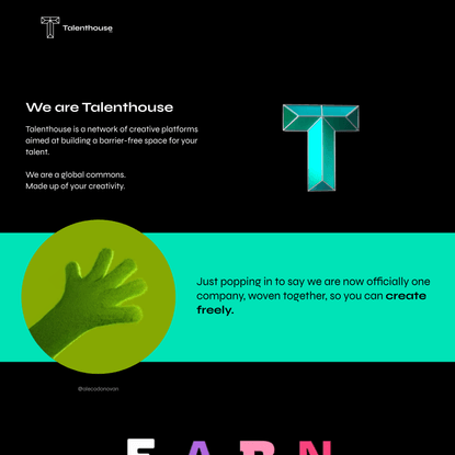We are Talenthouse | Welcome