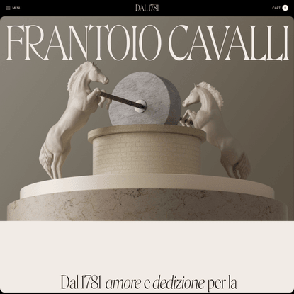 Frantoio Cavalli | Produzione e vendita Olio EVO Italiano