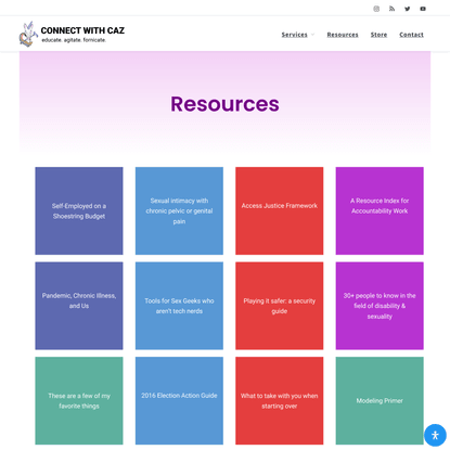 Resources – Connect With Caz