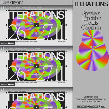 ITERATIONS – Creative Coding Symposium