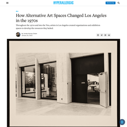 How Alternative Art Spaces Changed Los Angeles in the 1970s