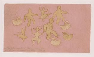 Different Figures: Pierrots, Ballerinas, Swans, etc., 1867  by Hans Christian Andersen